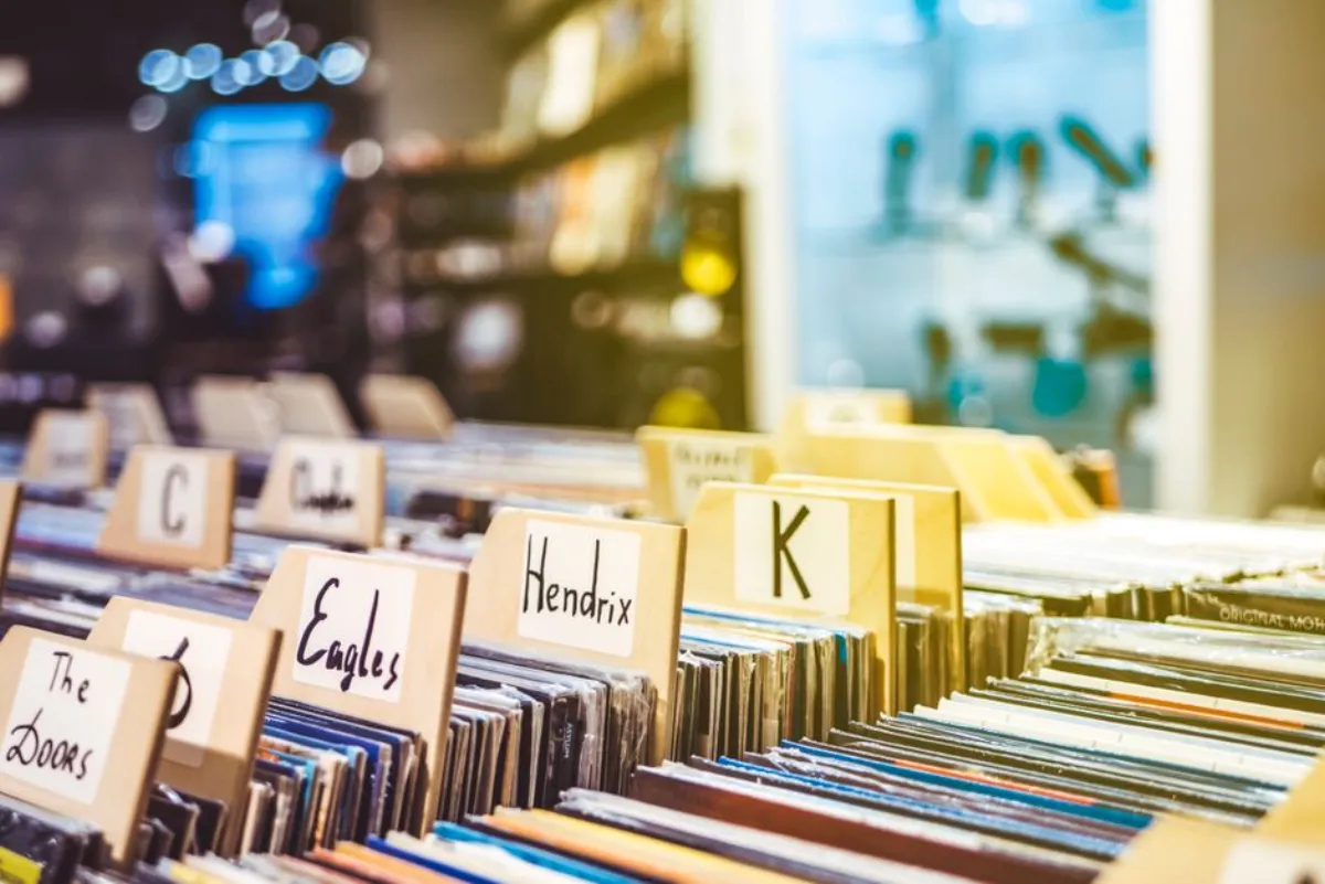 vinyl records
